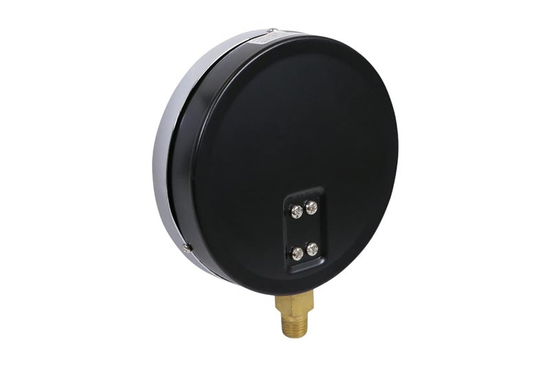 Supply Giant 4.5 inch inch Dial Utility Dry Water Pressure Gauge - Sprinkler - Spa - Well Pump - Aquarium - Water Hose, 14 inch NPT Lower Mount Brass Connection, 0-30 Psi, Black (PG4530) - Image 3